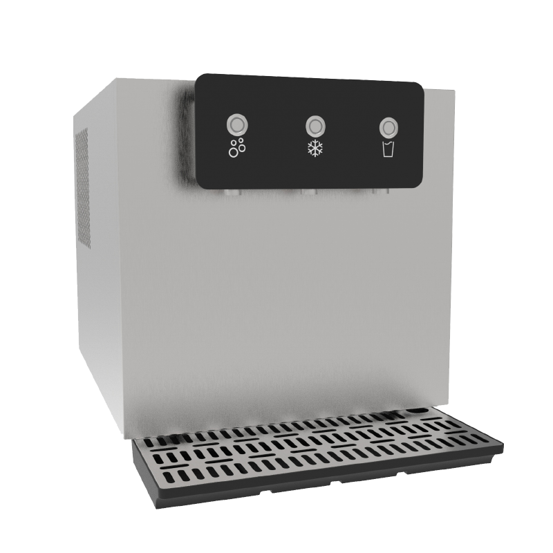 3 Knapper benkeplate glitrende vanndispenser 